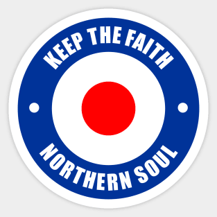 Northern soul target mod Sticker